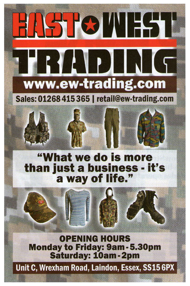 East West Trading poster advert